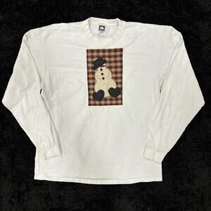 Vintage snowman longsleeve shirt